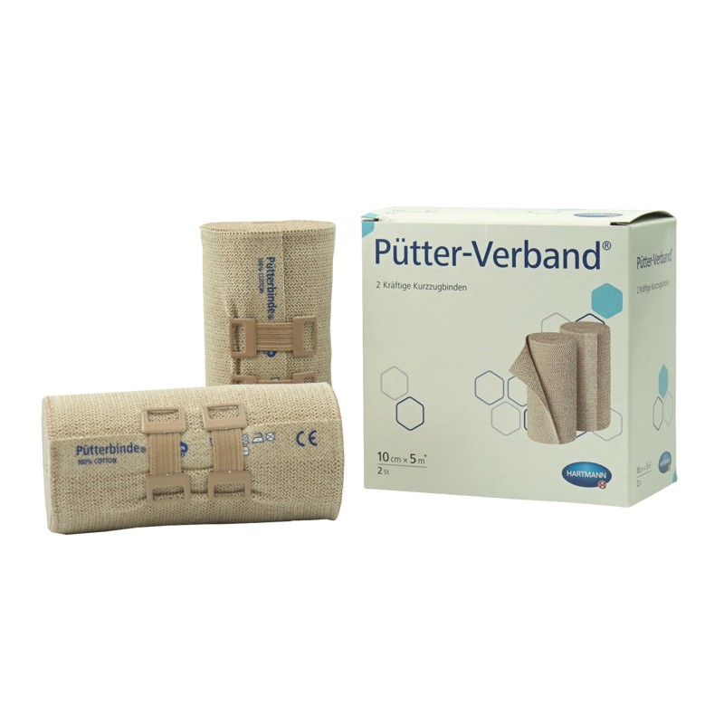 Pütter-Verband 10 cm x 5 m (2 Stück)