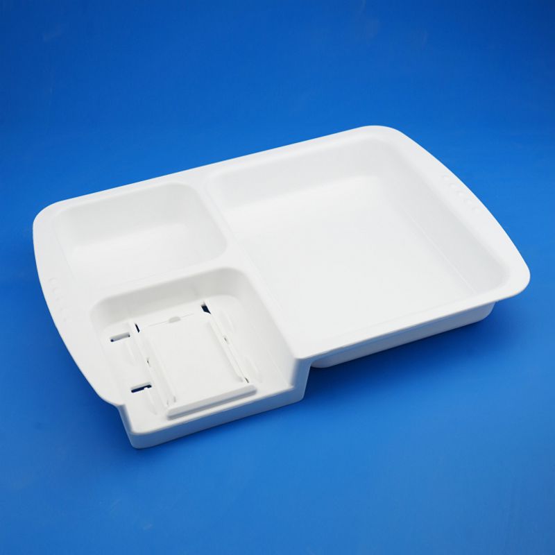 Tablett mit Adapter für Kanülenabwurfbehälter AP medical, klein