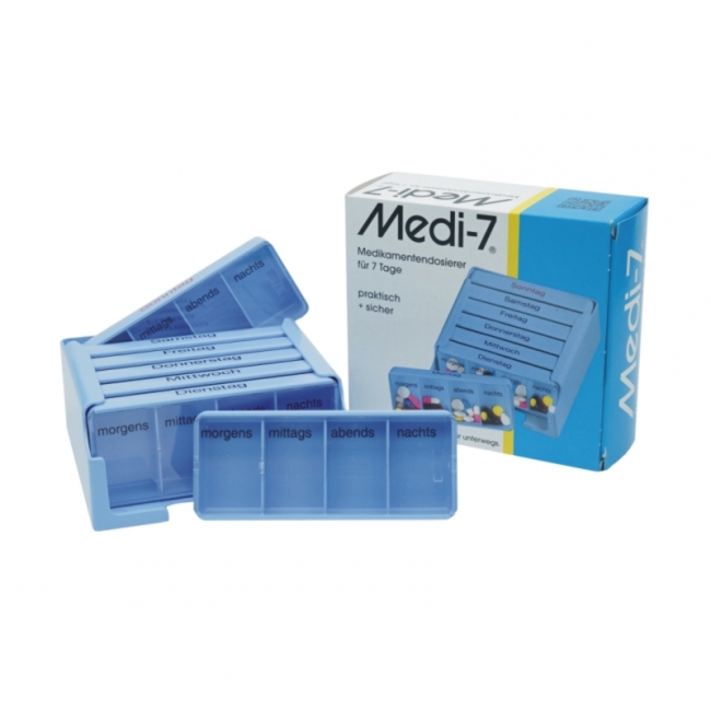 Medi-7 Medikamentendosierer, blau 